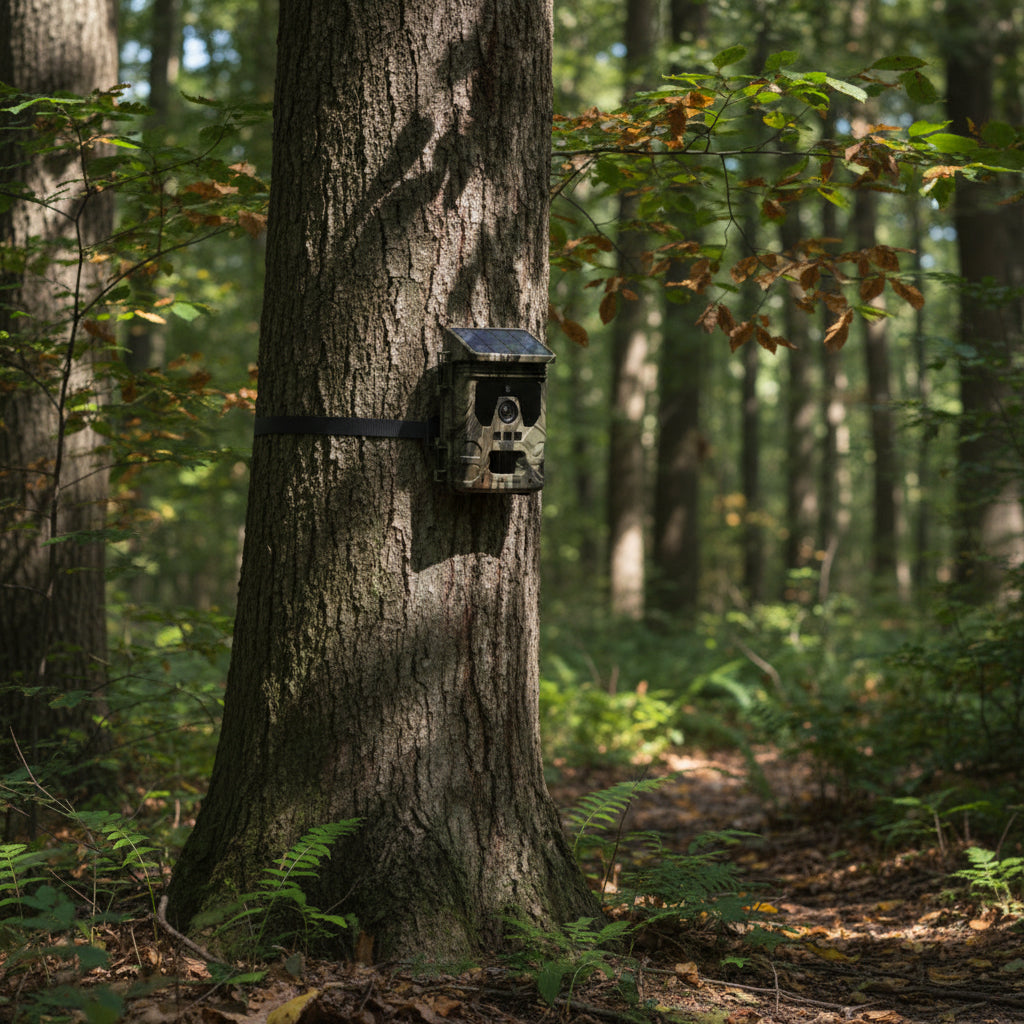 Caméra de Chasse Solaire avec Écran, Vision Nocturne et Détection de Mouvement – camerasdechasse