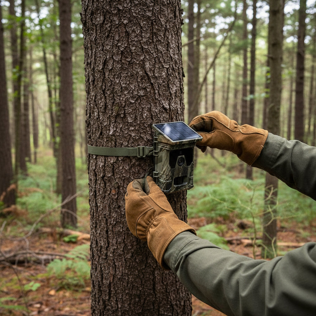 Caméra de Chasse Solaire 4K avec Vision Nocturne et Détection de Mouvement – camerasdechasse