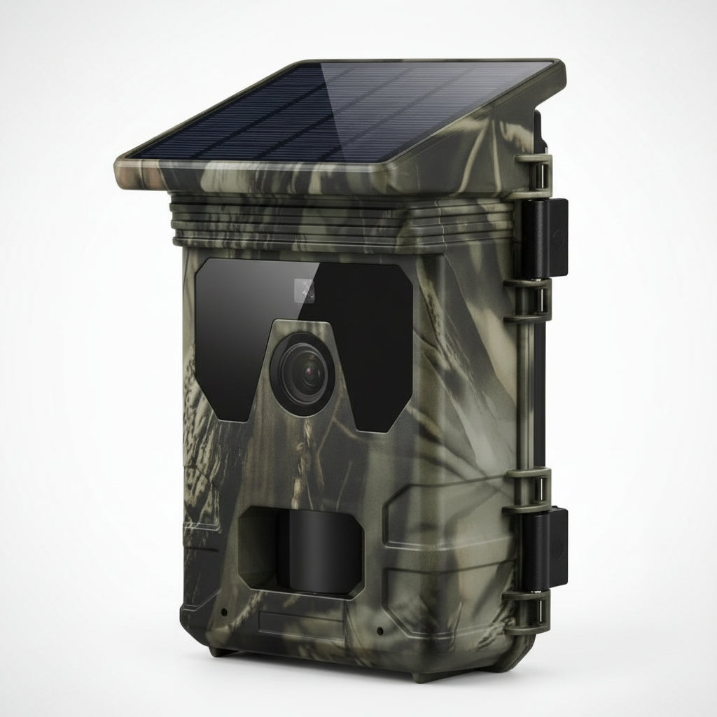 Caméra de Chasse Solaire 4K avec Vision Nocturne et Détection de Mouvement – camerasdechasse