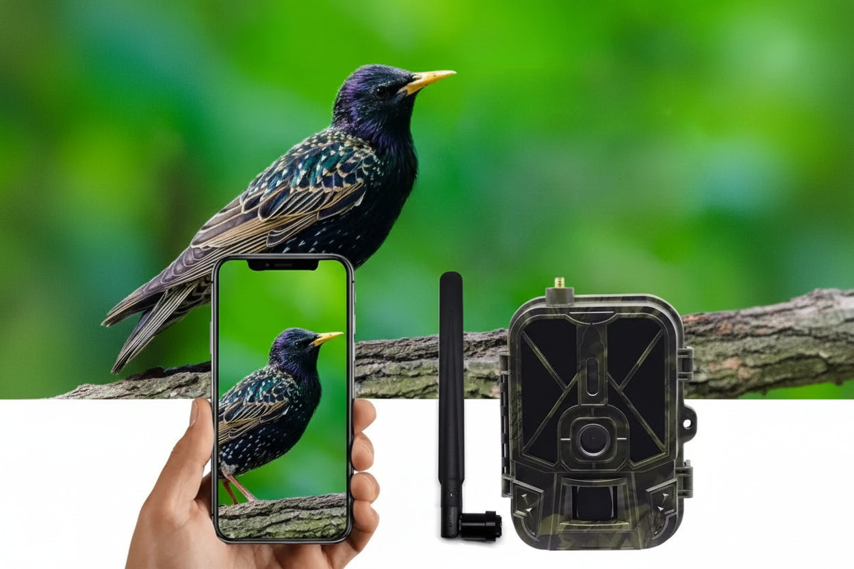 Caméra de Chasse 4G Connectée avec Batterie Lithium, Vision Nocturne et Détection de Mouvement – camerasdechasse